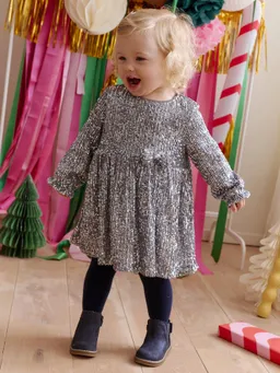 Vertbaudet Vertbaudet Festliches Baby Kleid mit Pailletten – Produktbild 1 von 1
