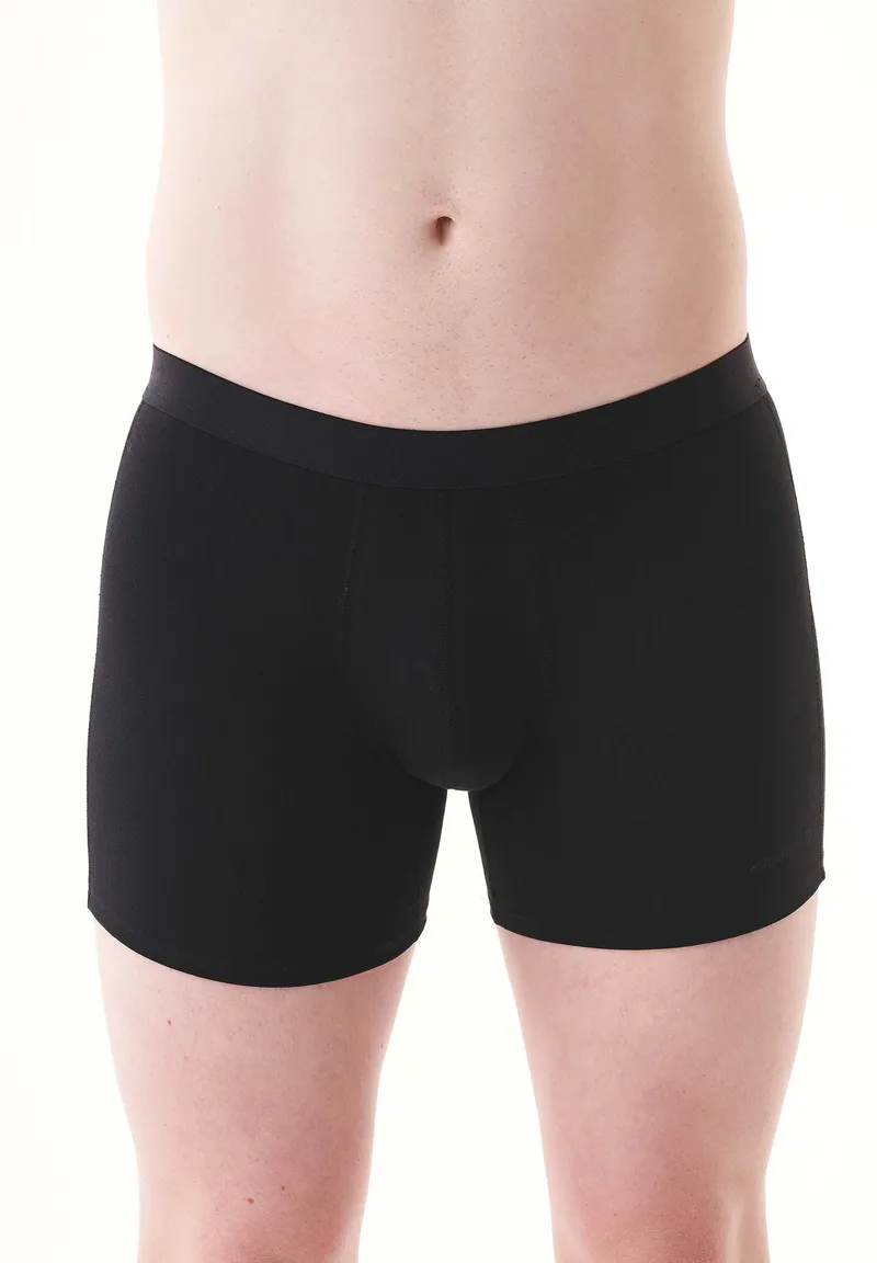 ORGANICATION ORGANICATION Herren vegan Brunno Boxer Brief Aus Bio-Baumwolle Und Tencel™ Modal Im 6er-Pack, Schwarz, – Produktbild 1 von 2