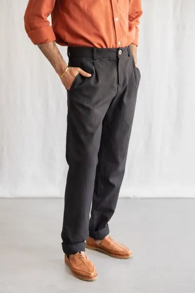 Jyoti - Fair Works Jyoti - Fair Works Baumwoll Hose Sameer Schwarz – Produktbild 4 von 4