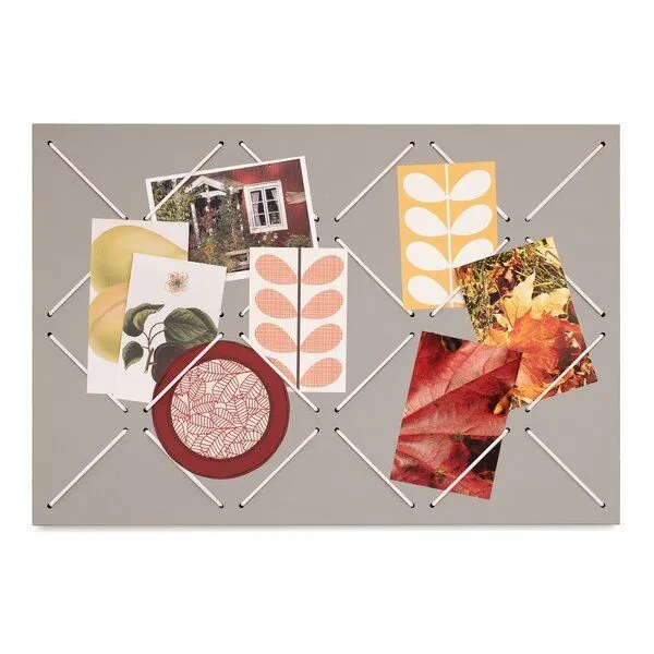 klotzaufklotz klotzaufklotz Pinnwand Linoleum, Hellgrau, – Produktbild 1 von 5