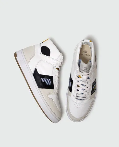 PANAFRICA PANAFRICA Kasai Mid - Unisex Recycling Sneaker, Noir, – Produktbild 2 von 4
