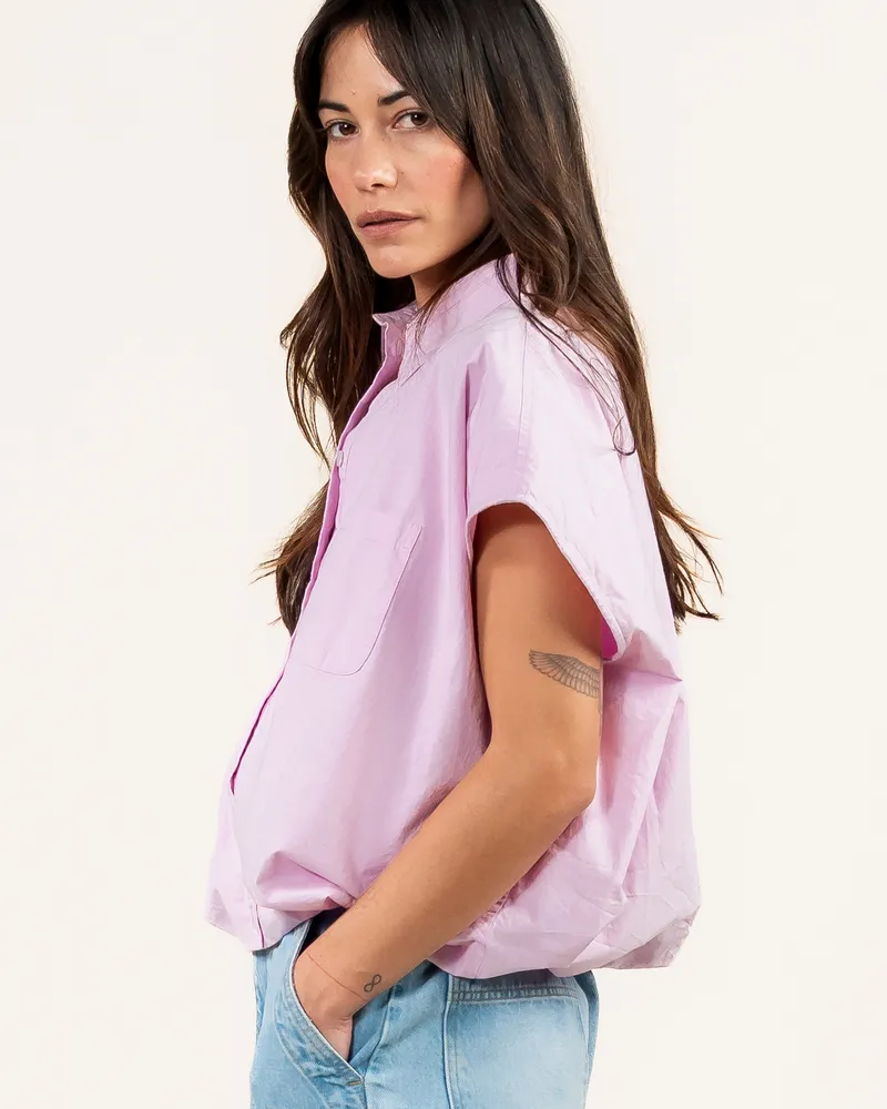 Kuyichi Kuyichi Damen vegan Bluse Dilek Hellrosa, Hell-pink, – Produktbild 1 von 2