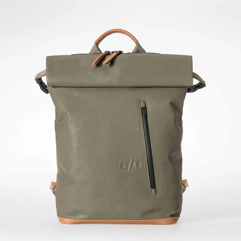 aunts & uncles aunts & uncles Japan Fukui Rolltop Rucksack mit 15" Notebookfach fallen rock, Green, – Produktbild 1 von 1