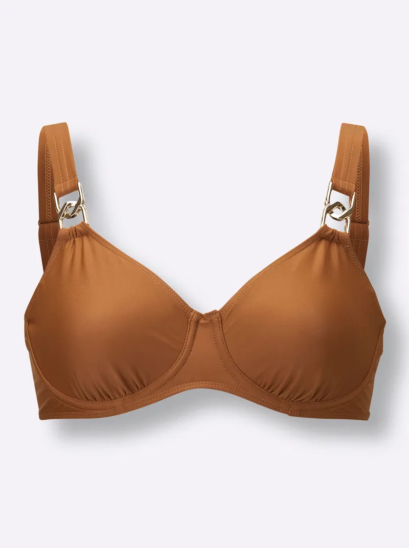 feel good Bikini-Oberteil cognac, Cognac, – Produktbild 1 von 2
