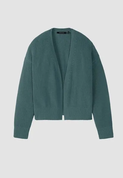 recolution Damen Strickcardigan aus Bio-Baumwolle - MORINGA - recolution, Teal (blau), – Produktbild 1 von 1