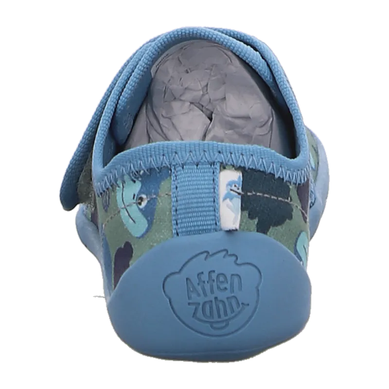 Affenzahn Affenzahn Baumwolle Movy Hai für Kinder, blau, Größe 31 EU, Blau, – Produktbild 4 von 8