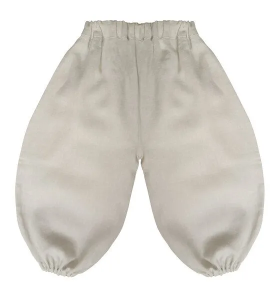 SCHAZAD Leinenhose für Kinder von SCHAZAD, Made in Germany, Beige, – Produktbild 1 von 1