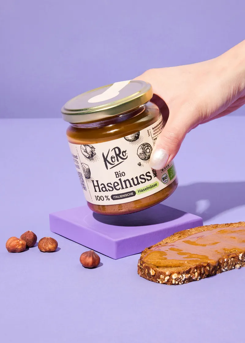 KoRo Bio Haselnussmus 250 g – Produktbild 3 von 5