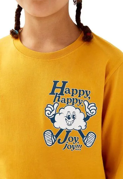 Band of Rascals Band of Rascals Joy Joy Longsleeve, Mustard, – Produktbild 3 von 4