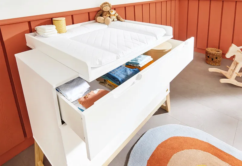 Pinolino Pinolino Kinderzimmer-Set „Bridge” breit, 2-tlg., Weiss, – Produktbild 2 von 3