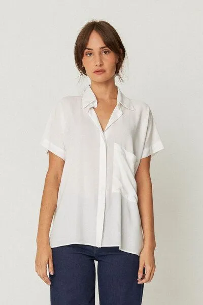 SKFK SKFK Bluse Uma - White – Produktbild 3 von 4