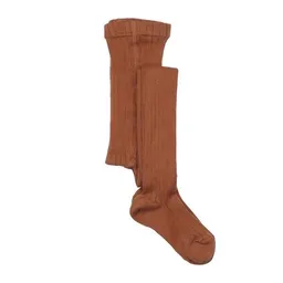 Walkiddy Kinder Strumpfhose Bio-Baumwolle Braun Walkiddy, GOTS zertifizierte, weiche und blickdichte Feinstrumpfhose für Babys und Kleinkinder, elastischer Bund, hautfreundlich, ideal unter Kleidern, Röcken oder als extra Lage an kühlen Tagen – Produktbild 1 von 1