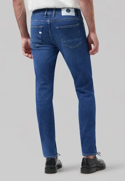 MUD Jeans MUD Jeans Jeans Regular Daily Dunn Comfort aus einem Baumwolle / Tencel Mix, Stone indigo (blau), – Produktbild 3 von 5