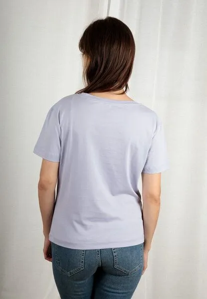 TORLAND TORLAND Damen T-Shirt SERENA, Lila (lavender), – Produktbild 4 von 4