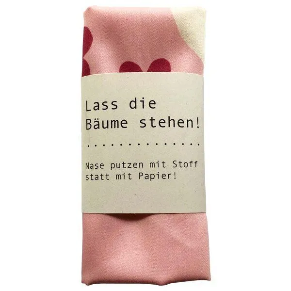 ingegerd ingegerd Taschentuch - lass die Bäume stehen, Blume blau, – Produktbild 1 von 2
