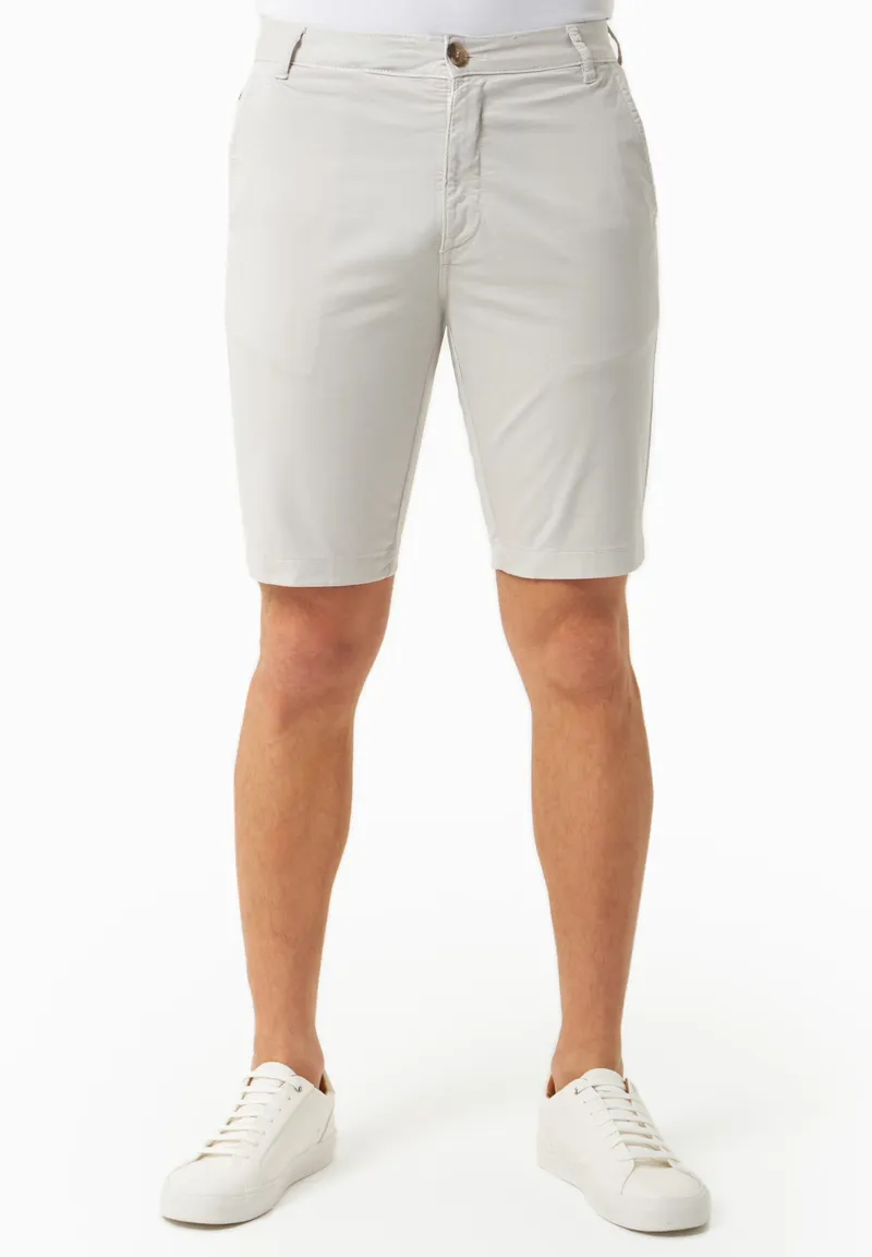 ORGANICATION ORGANICATION Herren vegan Shorts Slim Fit Chino Hellgrau, Hellgrau, – Produktbild 1 von 1