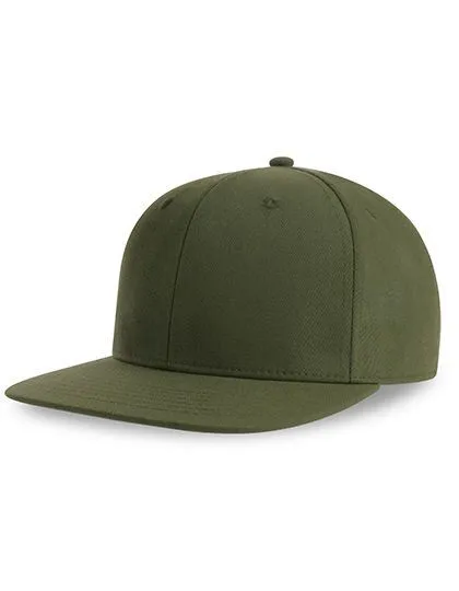 Atlantis Headwear Atlantis Headwear James Cap Old-School-Look und flache Schirmform Snapback-Verschluss, Olive (grün), – Produktbild 1 von 2