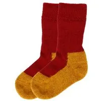 hirsch natur Kinder Trekkingsocke Bio-Schurwolle mohn-goldnugget Gr. 25-26 – Produktbild 1 von 1