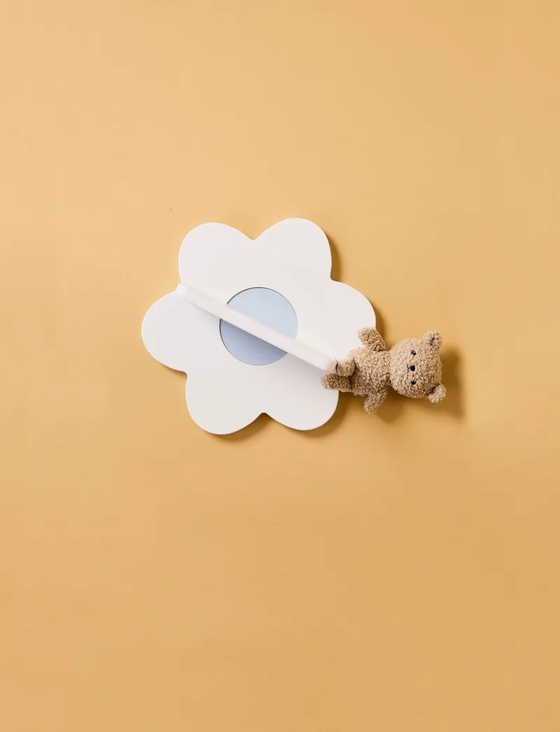 Kids Concept Regalbrett Blume weiss – Produktbild 1 von 2