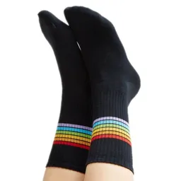 Natural Vibes Natural Vibes Rainbow Socken | Bio GOTS | Quarter Socken | Herren Damen Socken – Produktbild 1 von 1