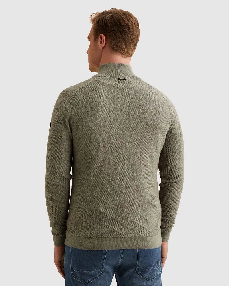 Vanguard Vanguard Pullover Half Zip Mouline Forest Fog - Größe L, Grün, – Produktbild 5 von 5