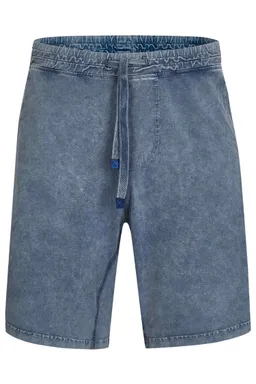 nice to meet me nice to meet me Herren vegan Tie-Dye-Shorts Blau – Produktbild 1 von 1
