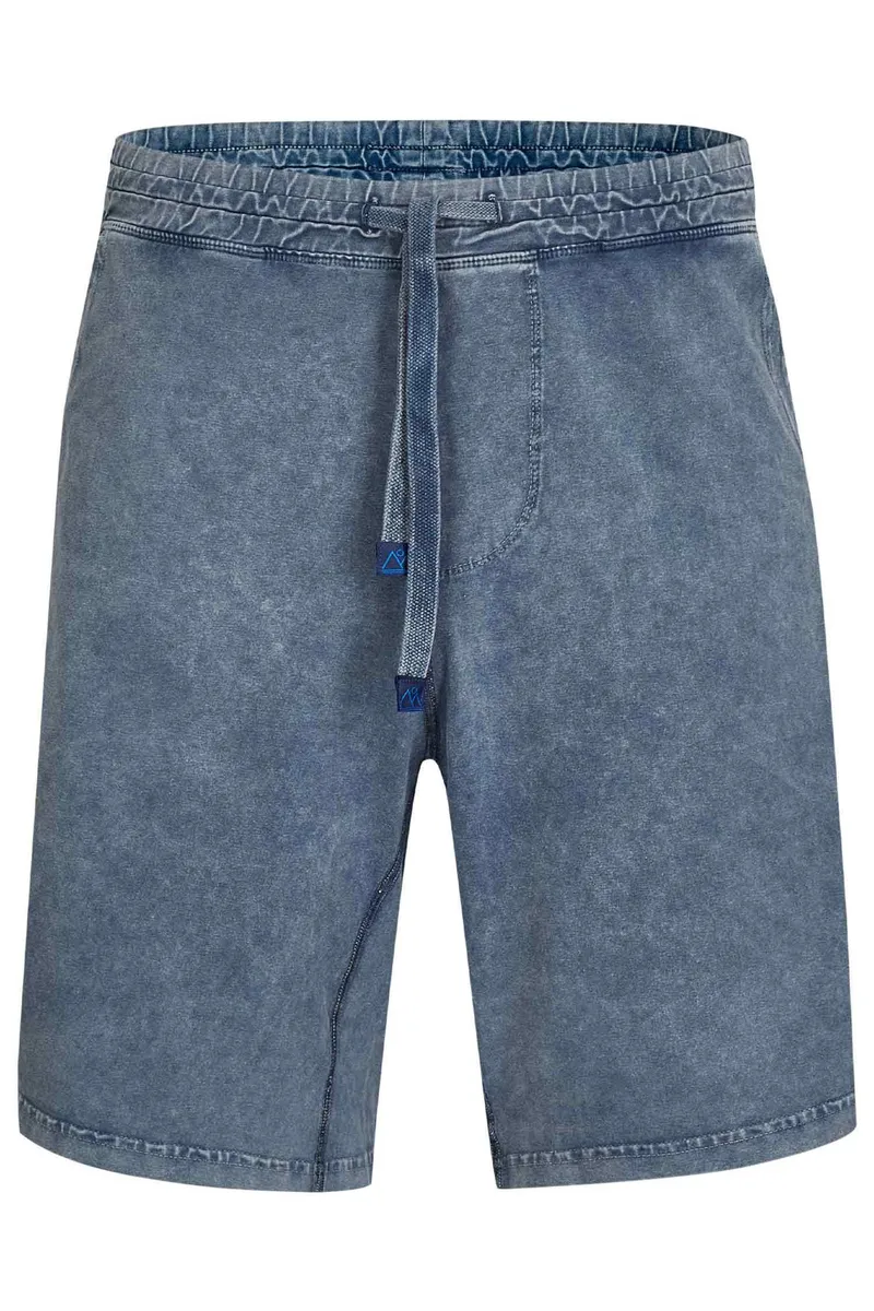nice to meet me nice to meet me Herren vegan Tie-Dye-Shorts Blau, Blau, – Produktbild 1 von 2