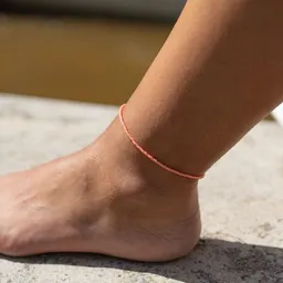 juni juni Fußkettchen "Peachy" - verstellbare Länge – Produktbild 1 von 1