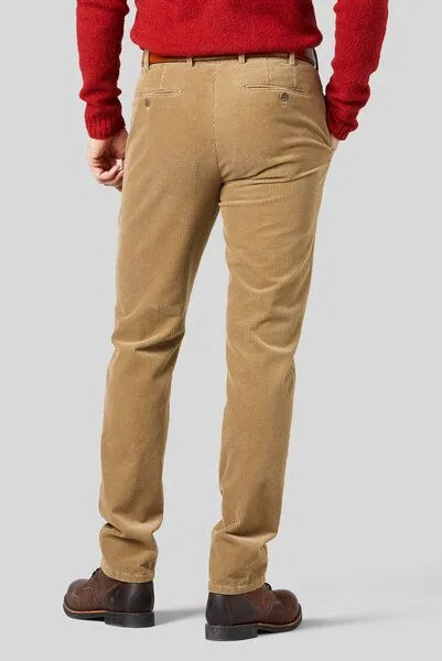 Meyer MEYER Superstretch Premium Cord Chino, Braun (sand), – Produktbild 3 von 4