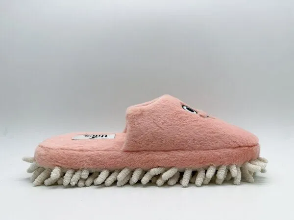 thies Veganer "thies ® Eco Monstimop Slipper" aus kuscheligem recyceltem PES, Apricot, – Produktbild 2 von 4