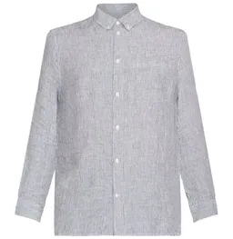 KnowledgeCotton Apparel KnowledgeCotton Apparel Leinenhemd Regular Striped – Produktbild 1 von 1