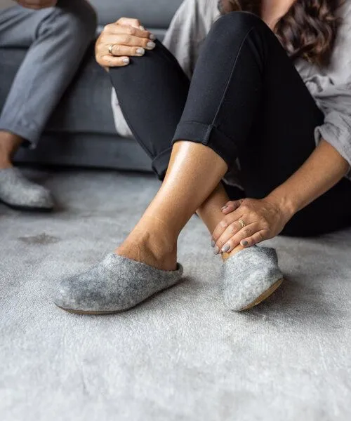 Magicfelt Magicfelt Filz-Hausschuh 713 aus 100% seltenen Wollen Pantoffel für Damen & Herren, Gotlandschaf, – Produktbild 2 von 4