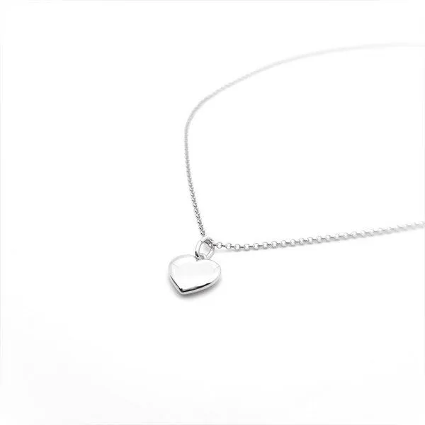 MOANINA MOANINA Kette My Love Herz - 925 Silber/18k Gold Vermeil - 3 Längen, Silber, – Produktbild 3 von 4