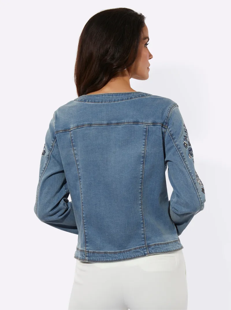 Witt Jeansblazer blue-bleached, Blue-bleached, – Produktbild 1 von 2