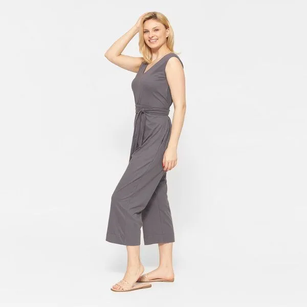 WiDDA berlin WiDDA berlin grauer Overall JENIBAS aus Bio-Baumwoll Jersey – Produktbild 2 von 4