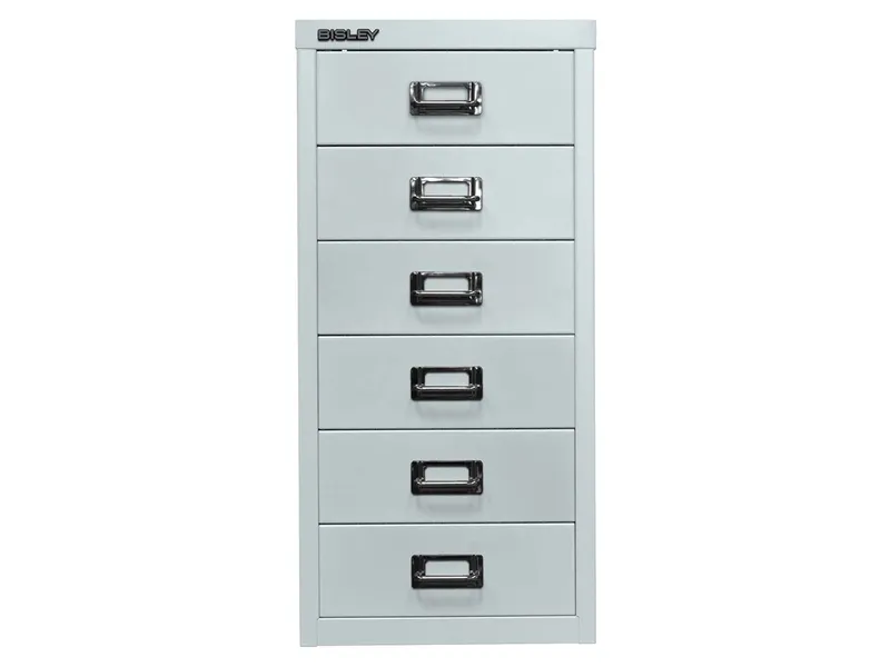 Bisley Bisley Schubladenschrank 6 Schübe, DIN A4 lichtgrau – Produktbild 1 von 1
