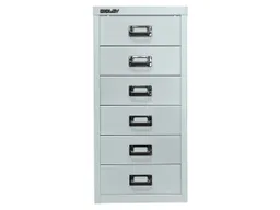 Bisley Bisley Schubladenschrank 6 Schübe, DIN A4 lichtgrau – Produktbild 1 von 1