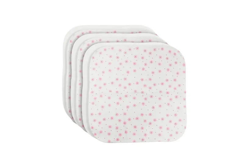 bistyle bistyle Spucktuch Spucktücher für Babys 20x20 aus Bio-Baumwolle, (Set, 6-tlg., 6er Pack), Basic, Beige, – Produktbild 1 von 5