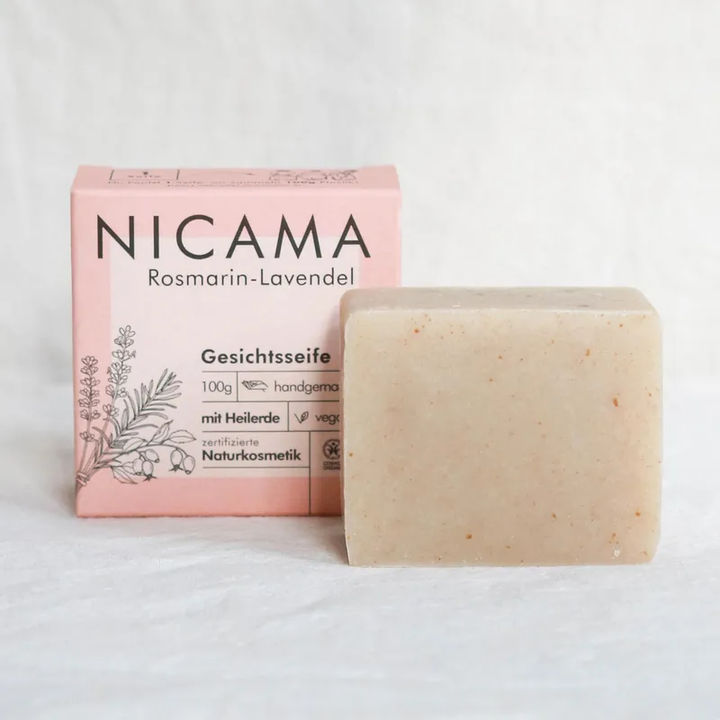 NICAMA Gesichtsseife, Natur, – Produktbild 1 von 1