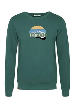 GreenBomb GREENBOMB Bike Downhill Wild - Gemütliches Sweatshirt aus Bio-Baumwolle / hochwertiger Print / GOTS / Fair & Vegan – Produktbild 1 von 1