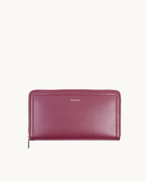 Ashoka Paris Ashoka Paris Companion Couture Geldbörse Bordeaux Uppeal – Produktbild 4 von 5