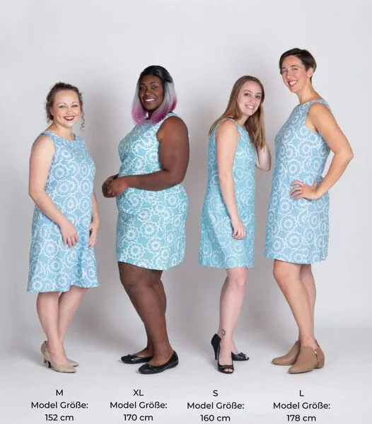 Global Mamas Global Mamas Bio Kleid - Boardwalk - Canopy, Grau (morse code), – Produktbild 3 von 4