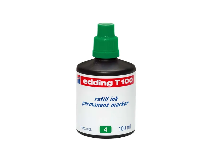 Edding Edding Nachfülltinte "T100" für Permanentmarker, Grün, – Produktbild 2 von 3