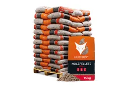 HEIZFUXX Holzpellets Red ENplus A1 Holzpellets Hartholz, 975 kg, (Palette, 65-St) – Produktbild 1 von 1