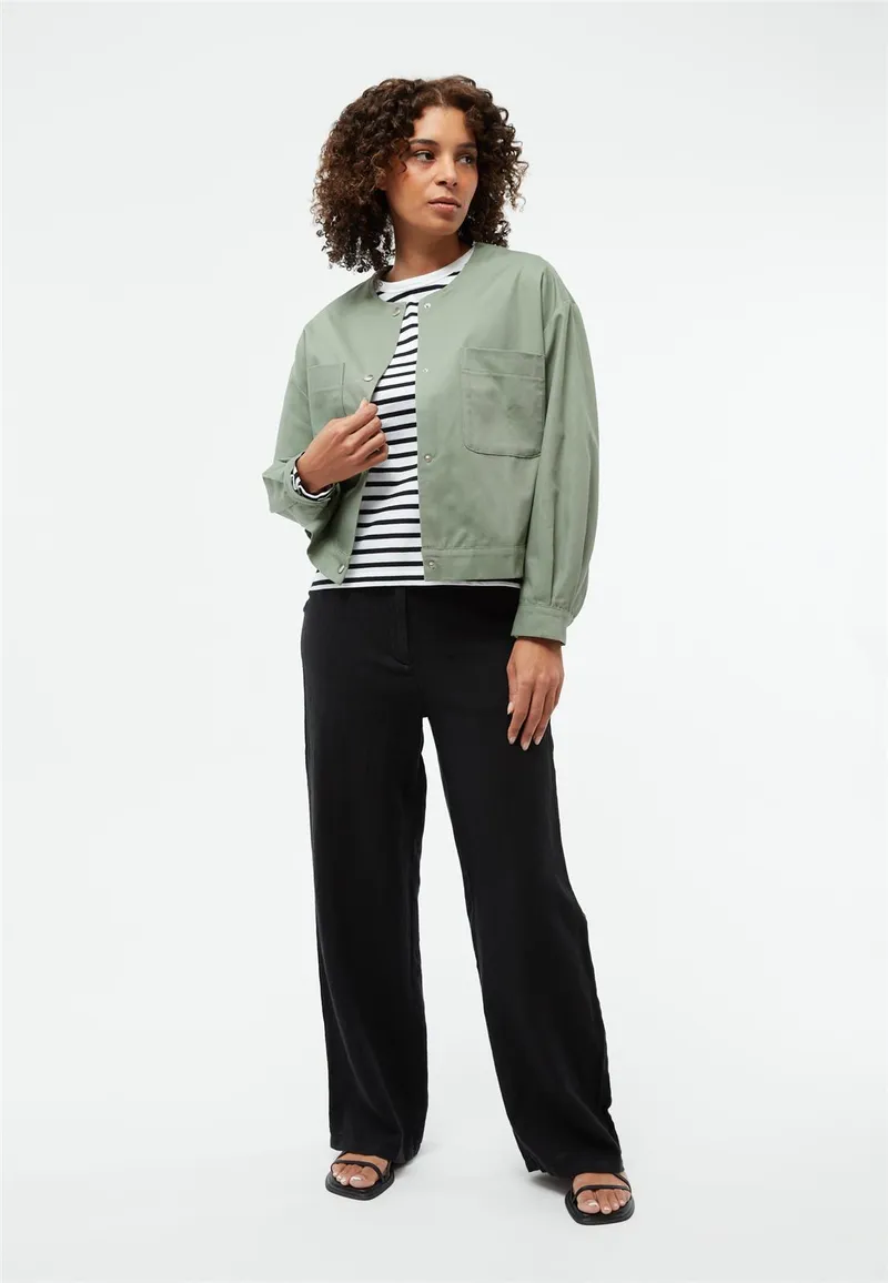 Givn Givn Damen vegan Jacke Anja, Hellgrün, – Produktbild 1 von 2