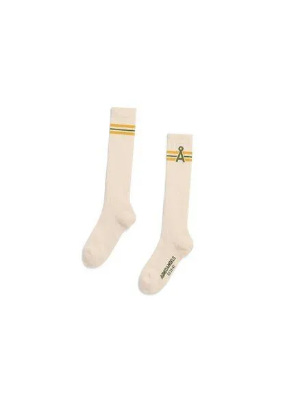 ARMEDANGELS ARMEDANGELS CAARLO STRIPES Unisex Socken aus Bio-Baumwoll Mix, Oatmilk, – Produktbild 2 von 2