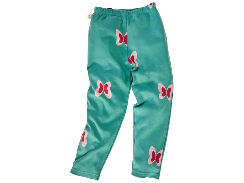 HANS NATUR Kinder Leggings Bio-Baumwolle Schmetterling Gr.110/116, Mehrfarbig, – Produktbild 1 von 2