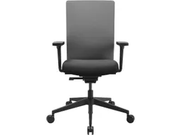 Topstar Topstar Bürodrehstuhl "AirWork G" mit Armlehnen, Sitz schwarz, Rücken grau – Produktbild 1 von 1