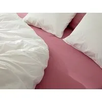 Yumeko Spannbettlaken "Yumeko" aus Perkal-Baumwolle, Raspberry dream, – Produktbild 1 von 1