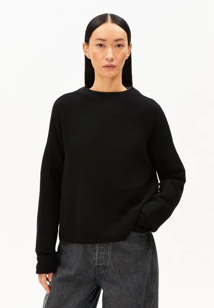ARMEDANGELS ARMEDANGELS MERINAA Damen Pullover aus Bio-Baumwolle, Black, – Produktbild 1 von 4